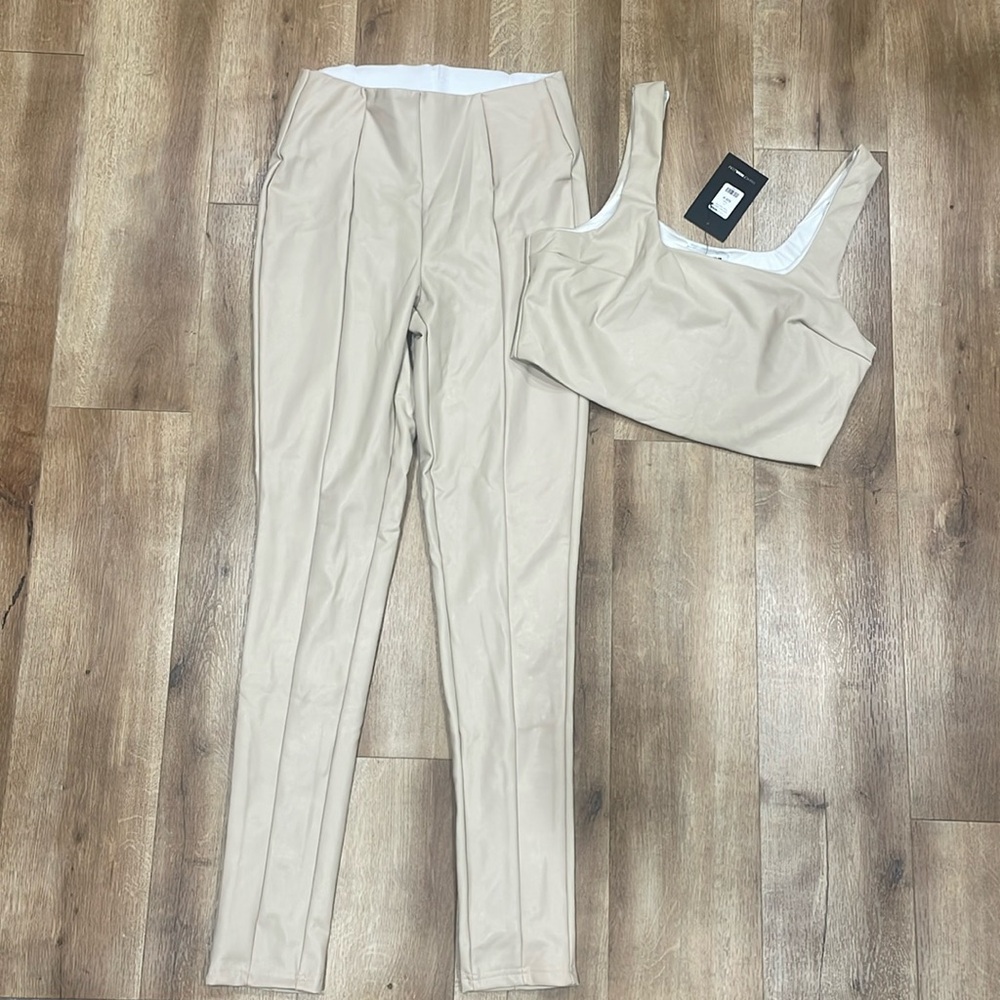 Cream 2-Piece Set, Women’s Outfit, 2-Piece Set